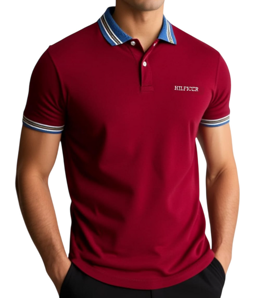 Camisero Tommy H algodón piqué