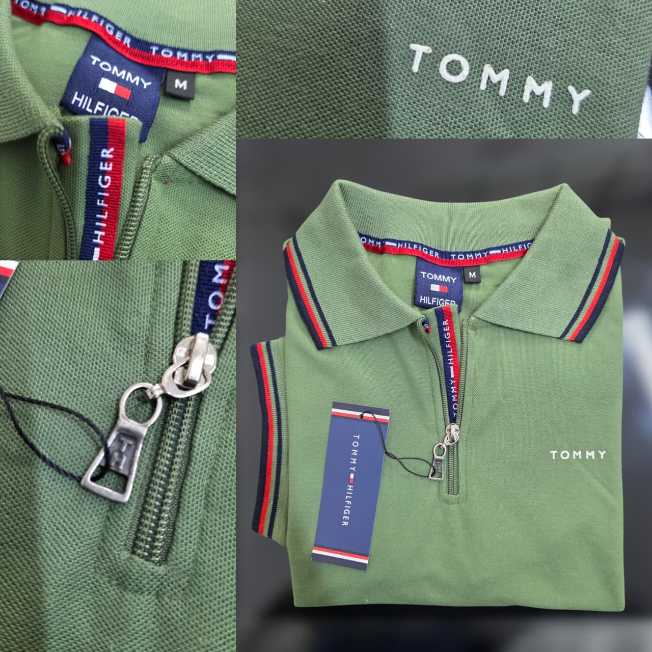 Camisero Tommy H algodón piqué