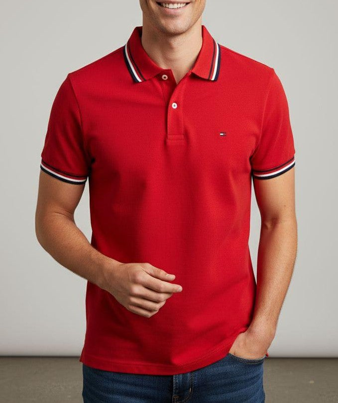 Camisero Tommy H algodón piqué