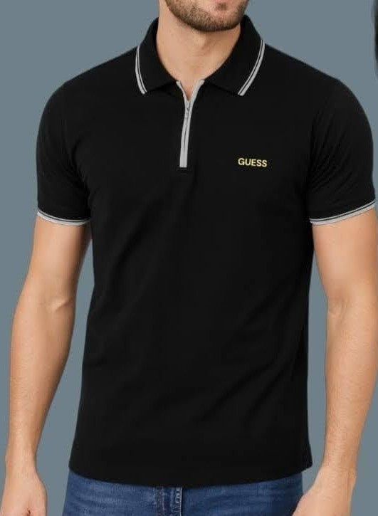 Polo camisero Guess color negro