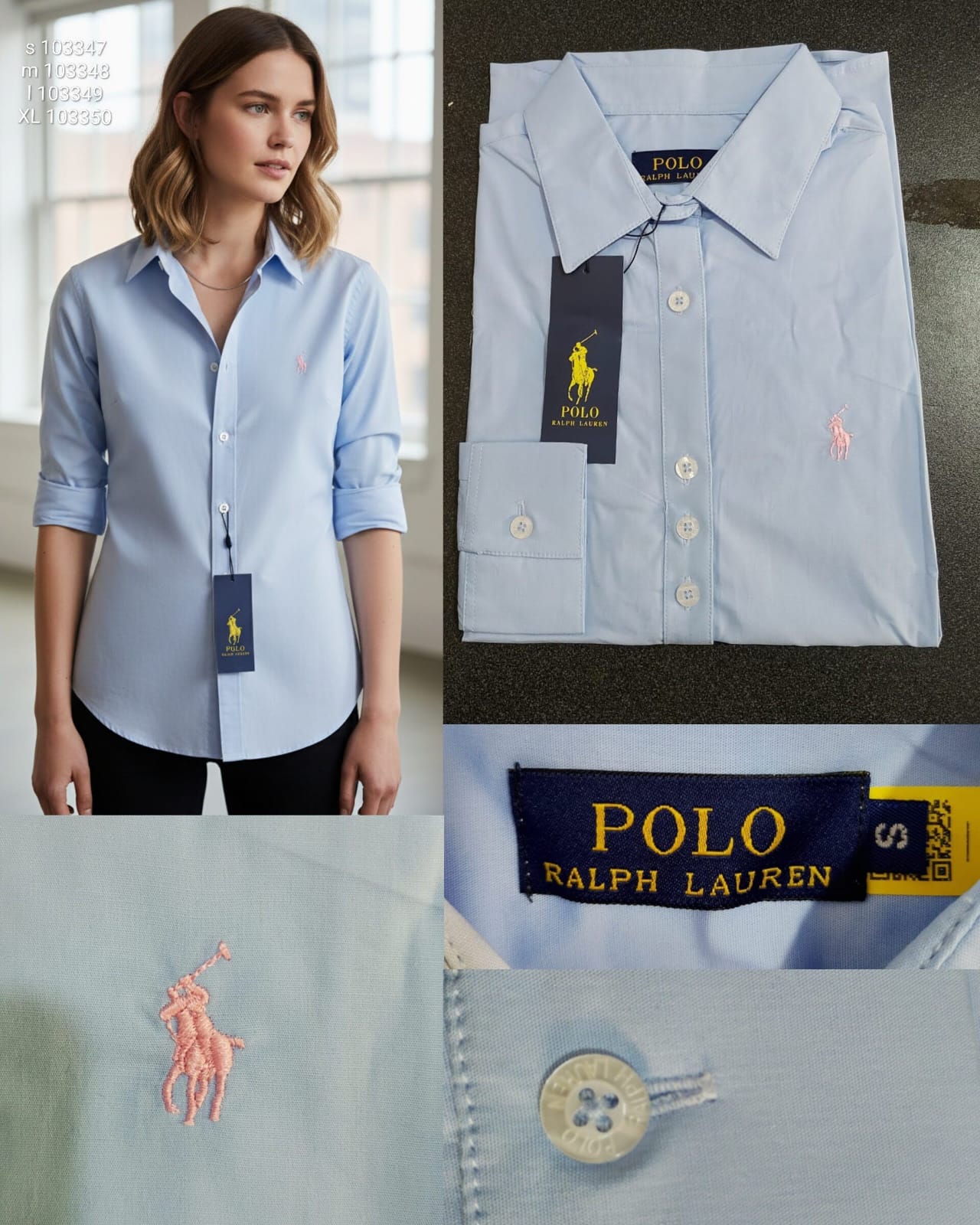 Blusa Ralph Lauren para dama negro