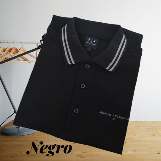 Polo camisero Armani color negro
