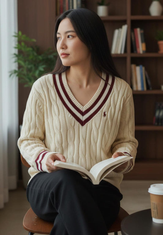 Chompa hilo Ralph Lauren DAMA