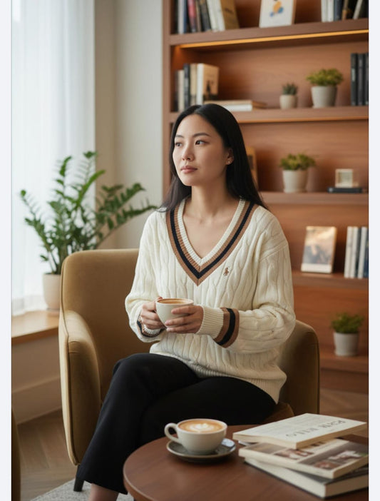 Chompa hilo Ralph Lauren DAMA