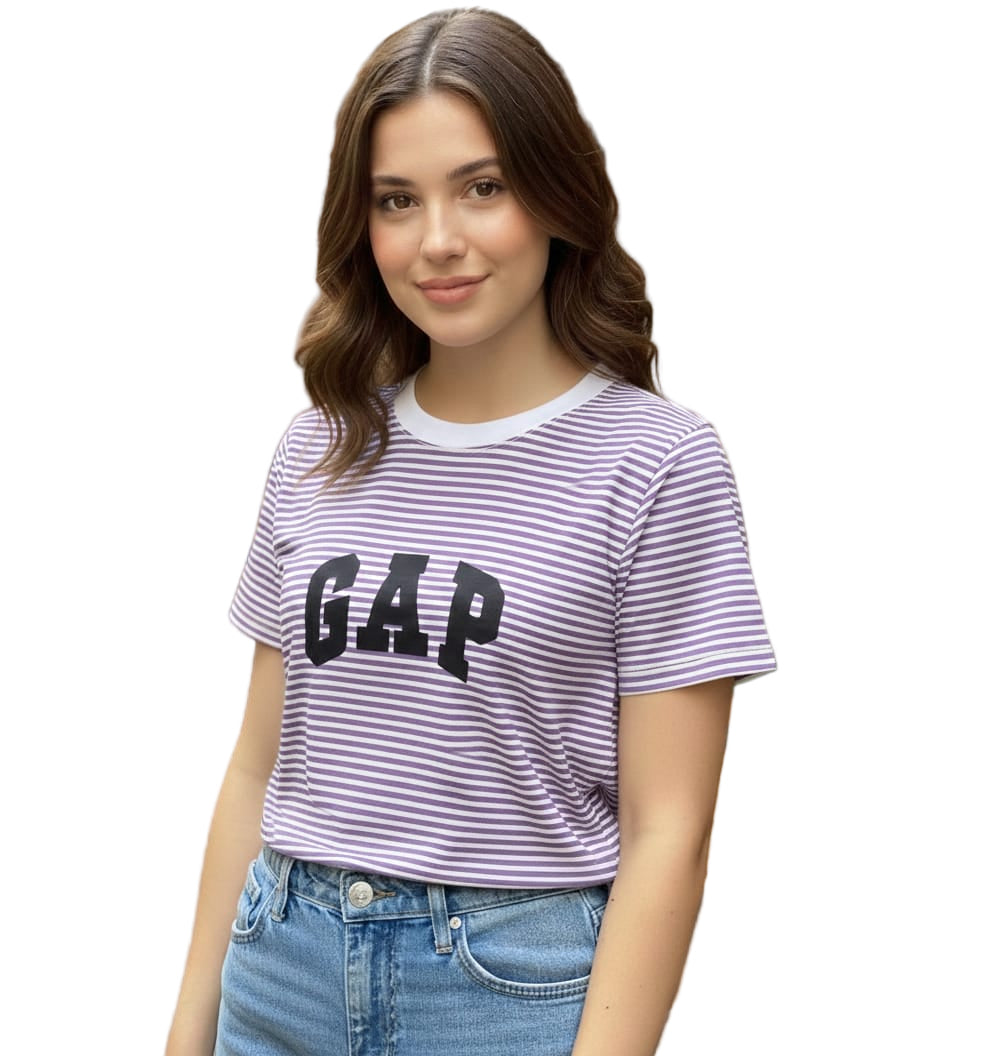 Polo cuello redondo para dama