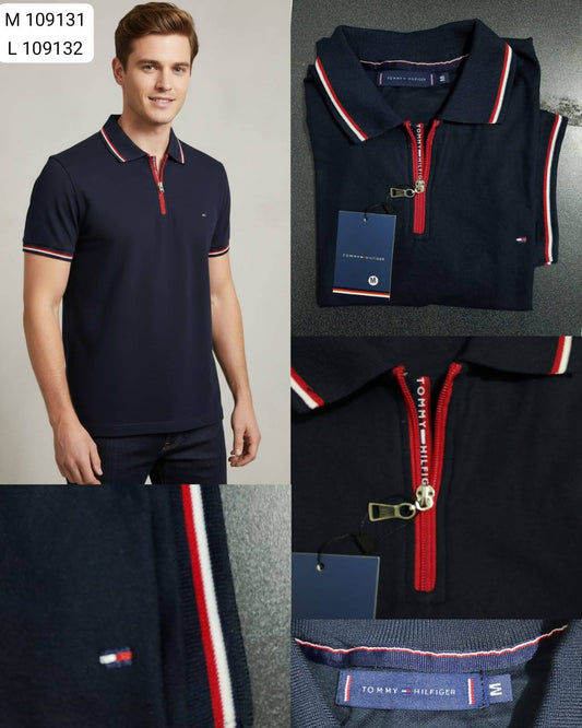Polo camisero Tommy Hilfiger azul marino