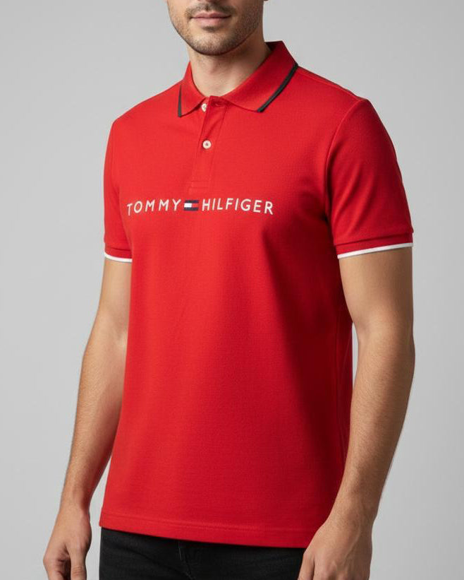 Camisero Tommy H algodón piqué