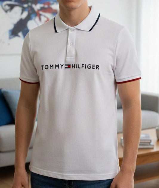 Camisero Tommy H algodón piqué