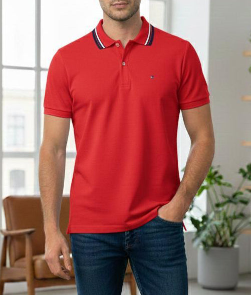 Camisero Tommy H algodón piqué