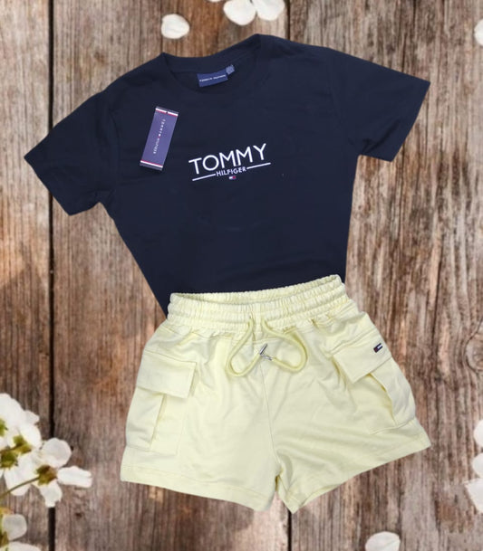 Conjunto Short + polo Tommy Hilfiger
