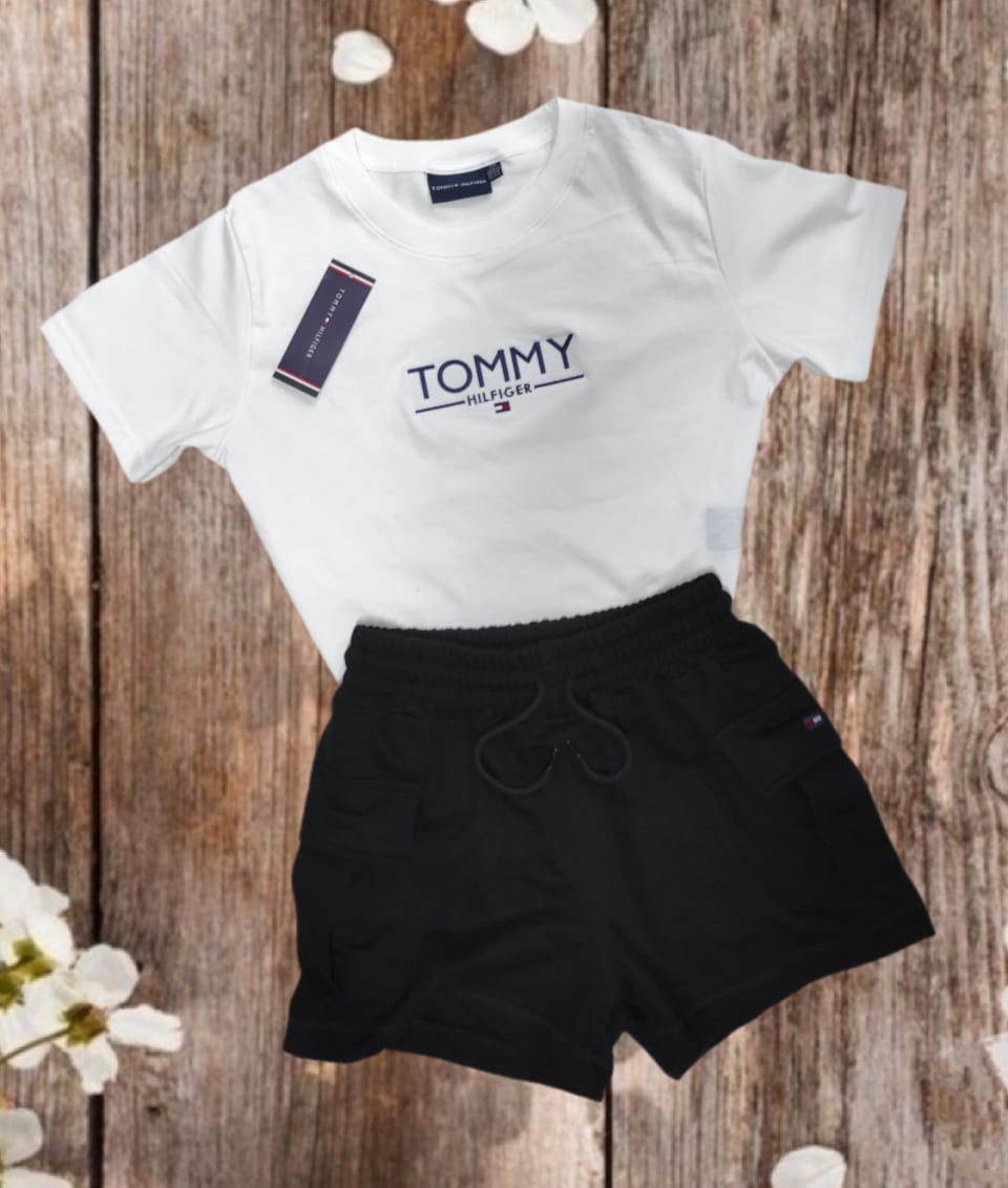 Conjunto Short + polo Tommy Hilfiger