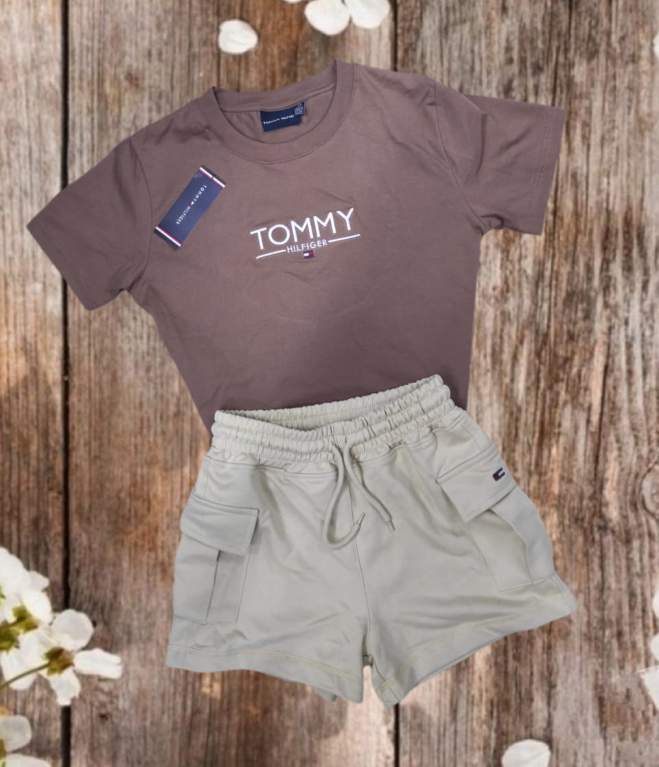 Conjunto Short + polo Tommy Hilfiger