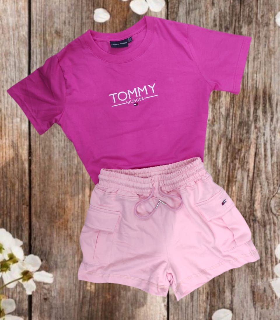 Conjunto Short + polo Tommy Hilfiger