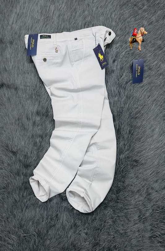 Pantalón Drill Ralph Lauren varón beige vainilla