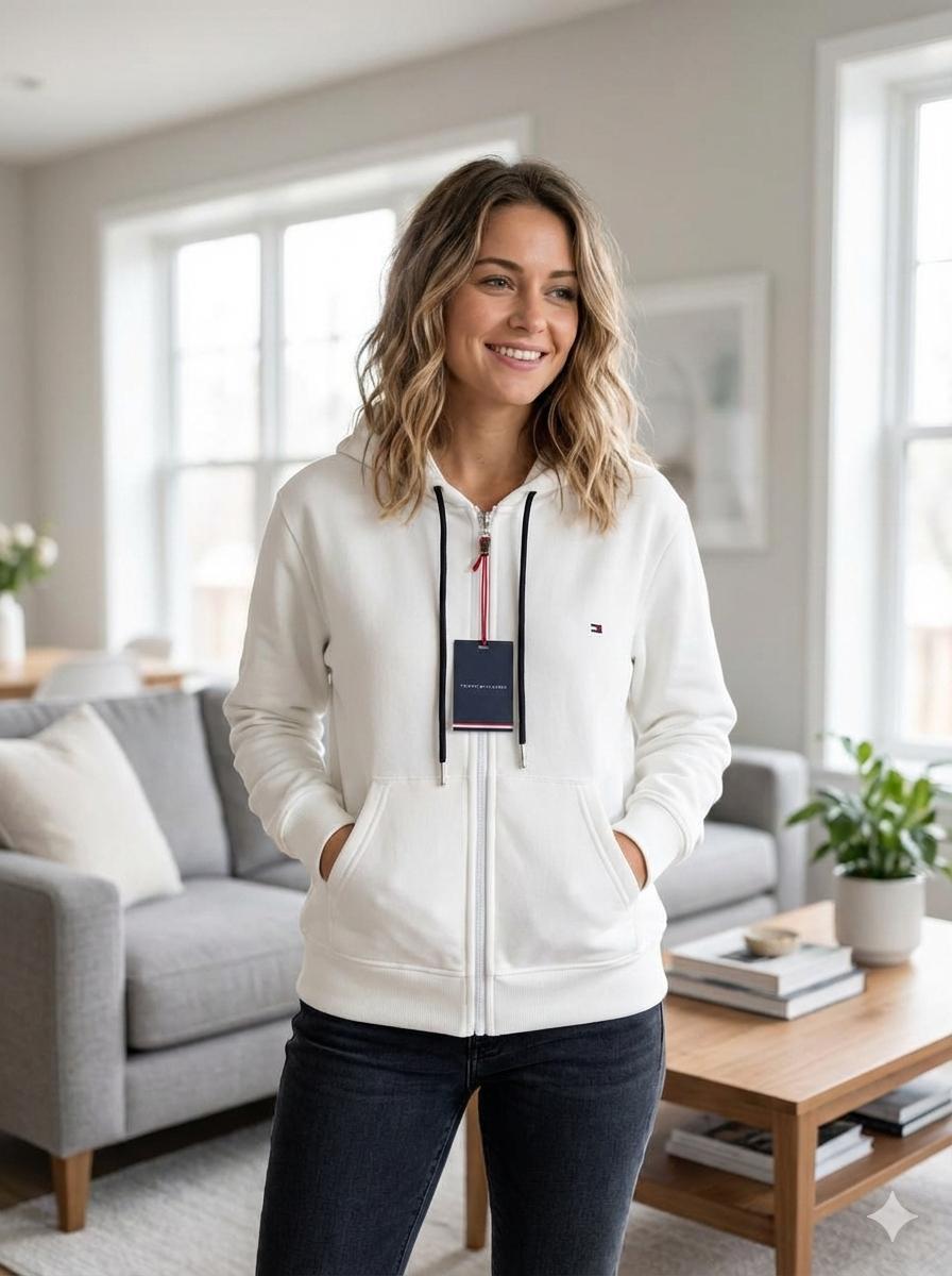 Polera Tommy Hilfiger con cierre para dama