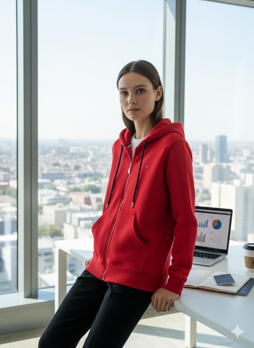 Polera Tommy Hilfiger con cierre para dama