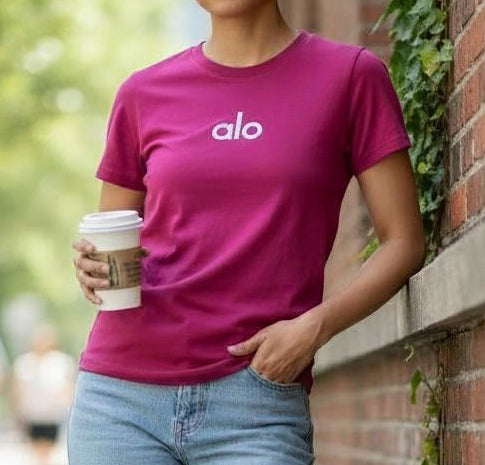 Polo ALO cuello redondo para dama