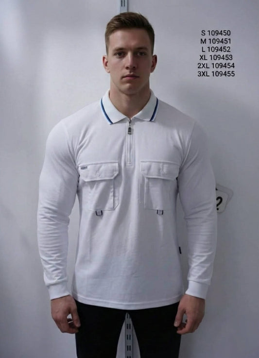 Polo camisero Columbia MANGA LARGA