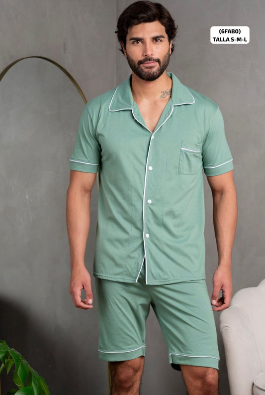 Pijama para caballero de algodón