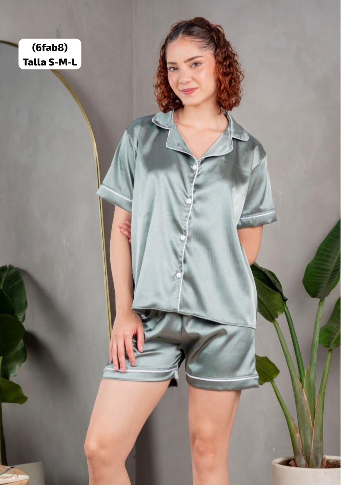 Pijama De Dama de lino