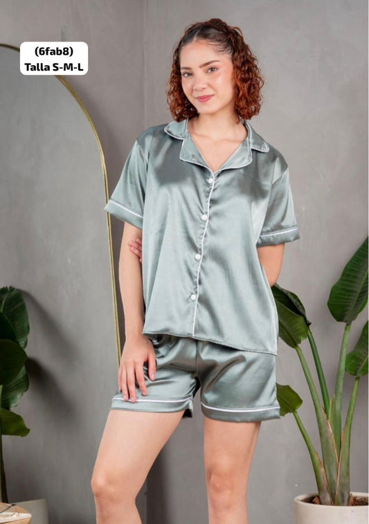 Pijama De Dama de lino