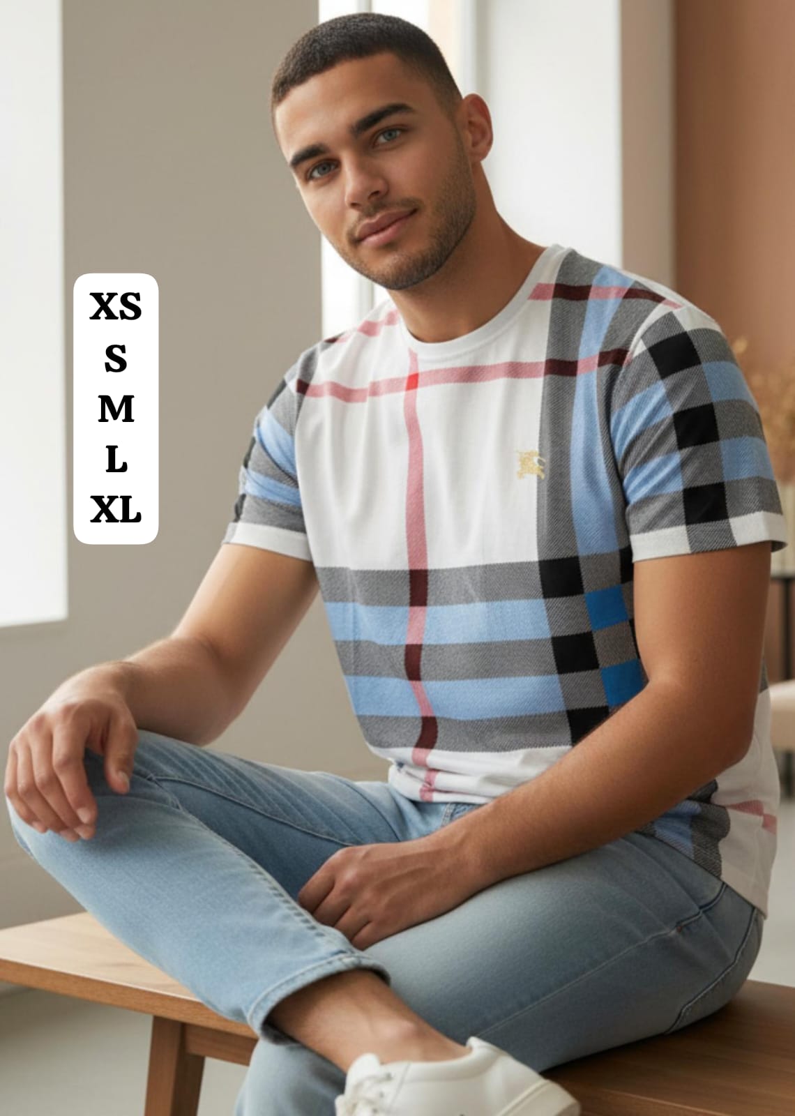 Polo Burburry cuello redondo