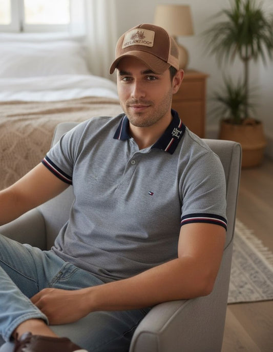 Camisero Tommy Hilfiger algodón piqué