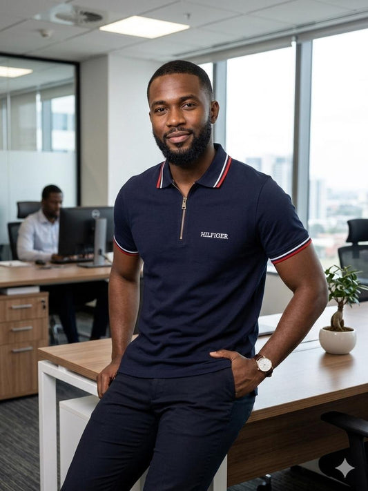 Camisero Tommy H algodón piqué