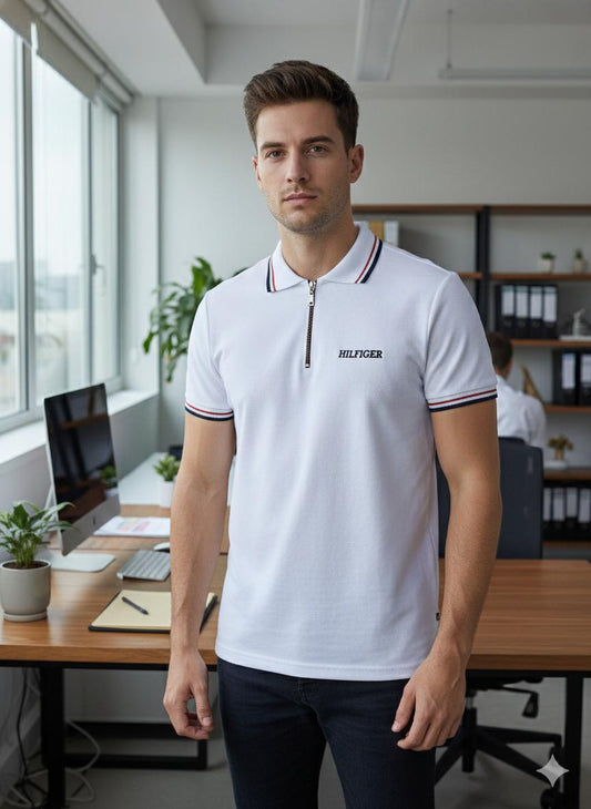 Camisero Tommy H algodón piqué