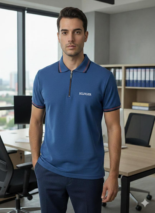 Camisero Tommy H algodón piqué