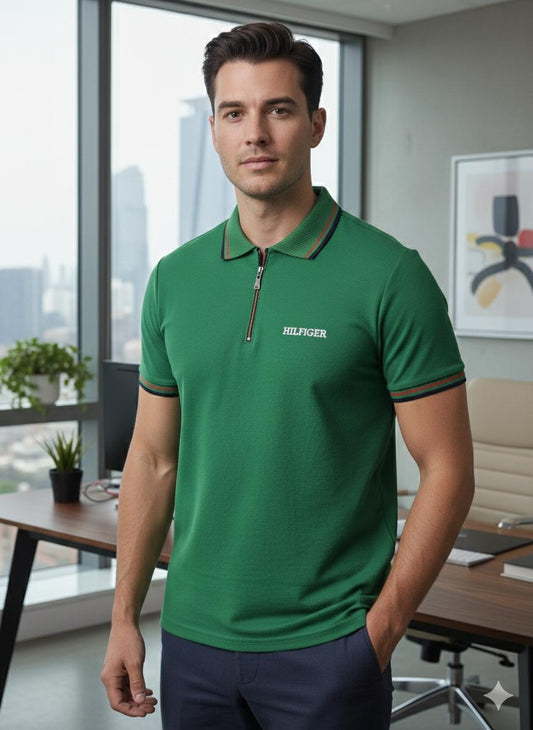 Camisero Tommy H algodón piqué