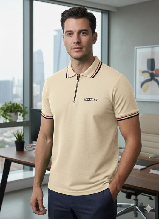 Camisero Tommy H algodón piqué