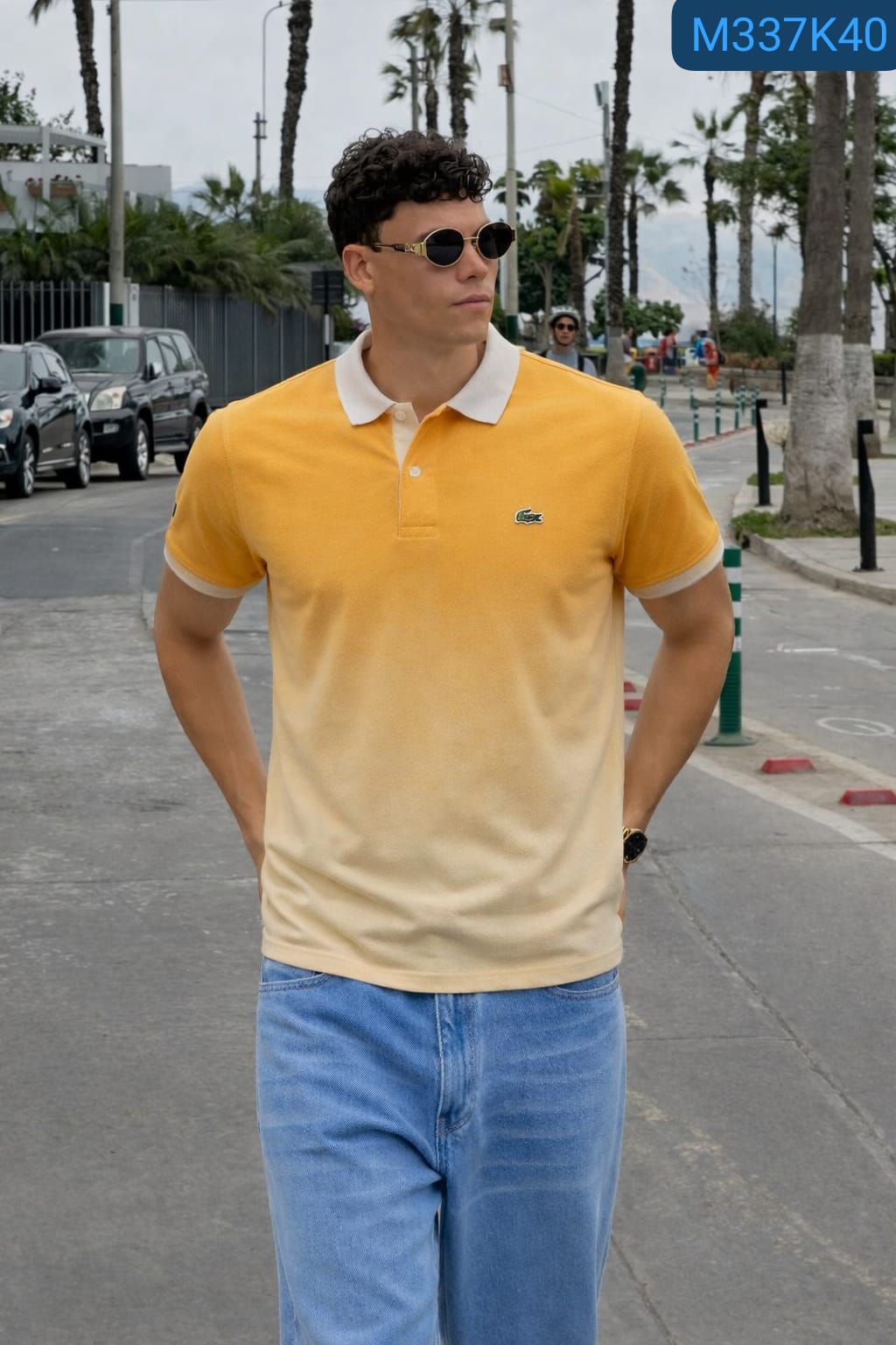 Camisero Lacoste algodón piqué