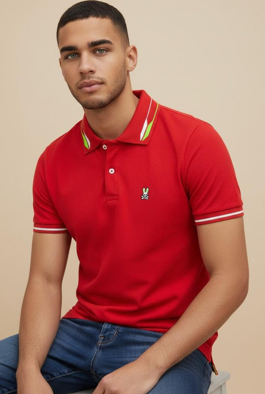 Camisero Psycho Bunny algodón piqué