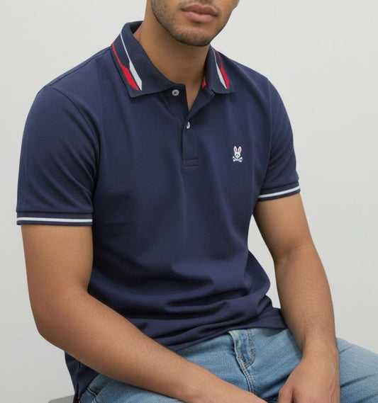 Camisero Psycho Bunny algodón piqué