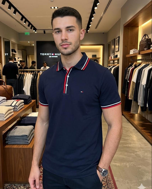 Camisero Tommy Hilfiger algodón piqué