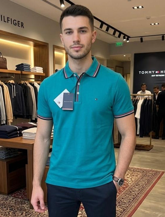 Camisero Tommy Hilfiger algodón piqué
