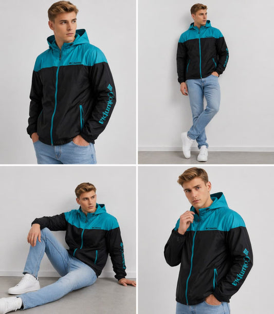 Cortaviento Columbia con capucha impermeable