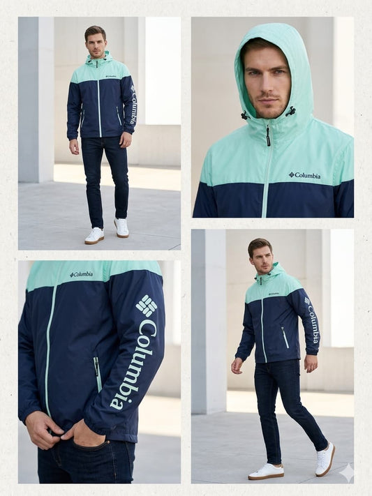 Cortaviento Columbia con capucha impermeable
