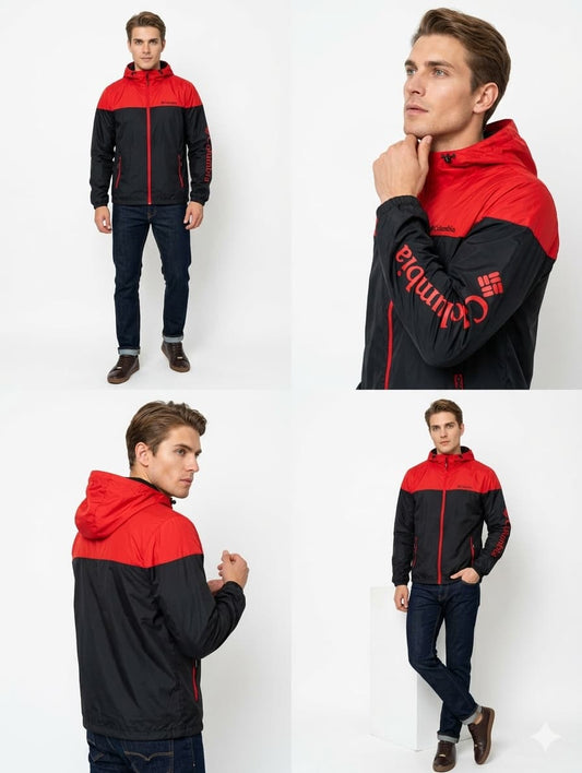 Cortaviento Columbia con capucha impermeable