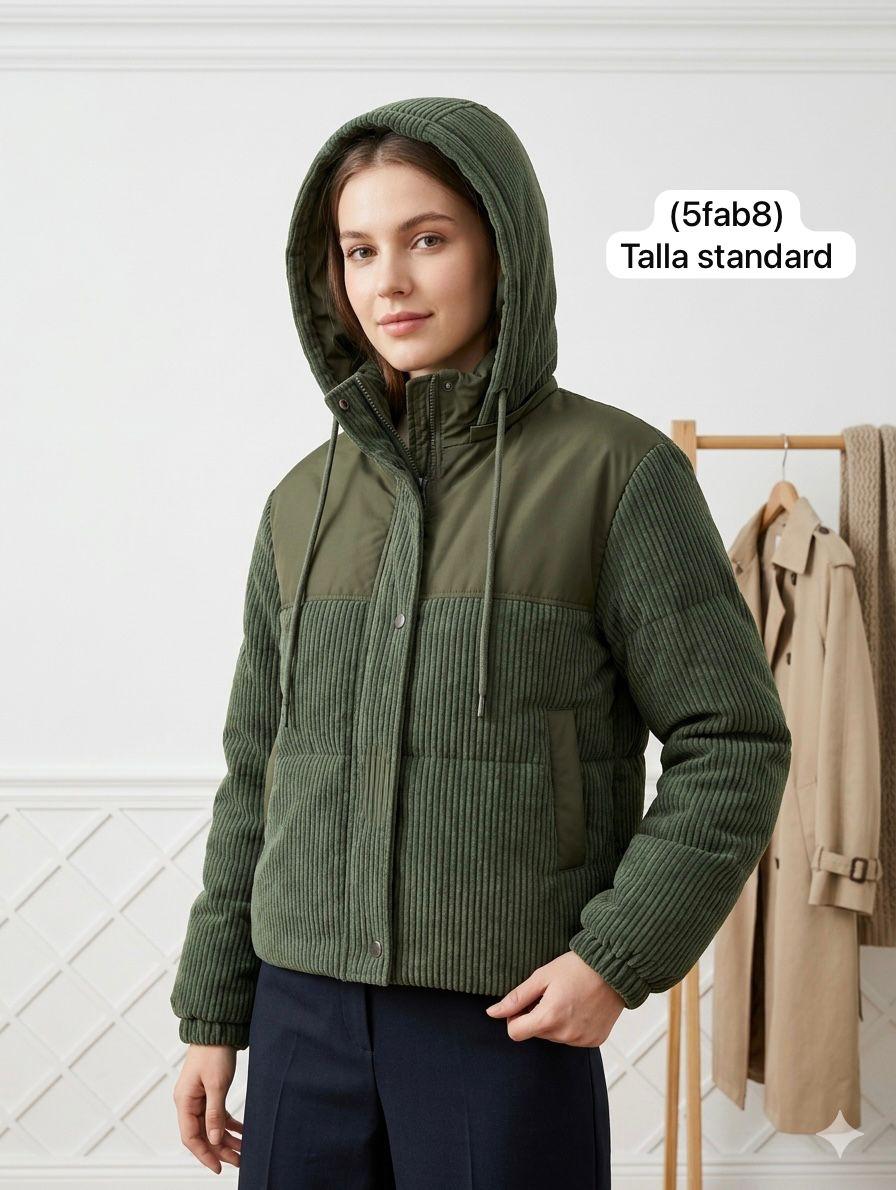 Casaca bomber corduroy dama