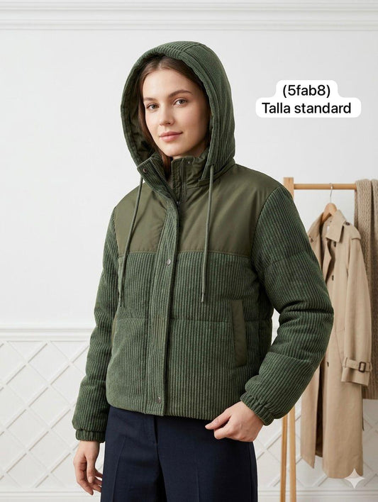 Casaca bomber corduroy dama