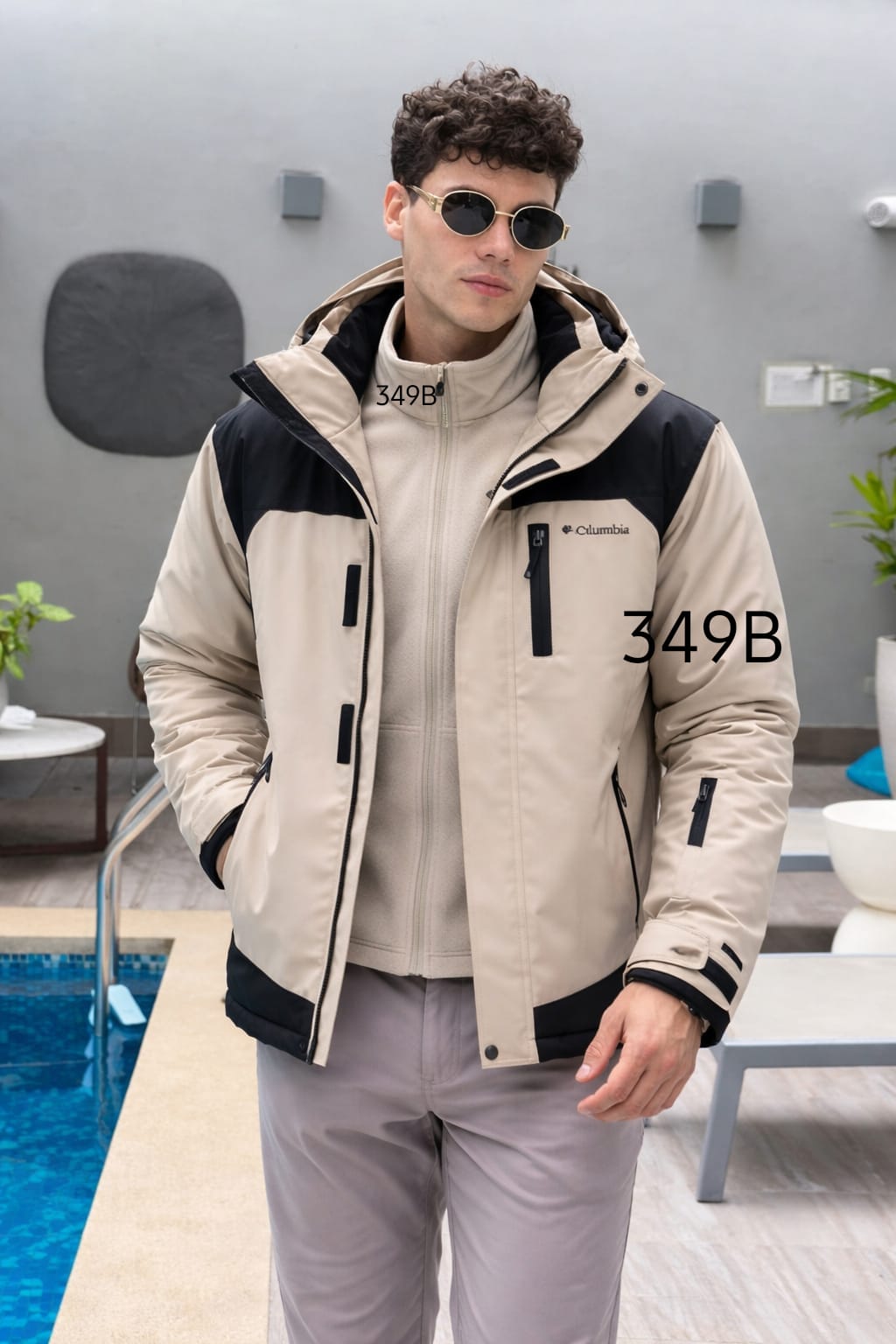 Cortaviento Columbia de hombre 2 en 1
