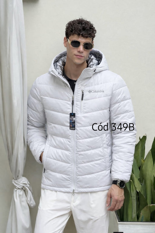 Casaca columbia pluma de ganzo hombre