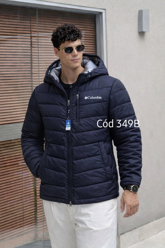 Casaca columbia pluma de ganzo hombre