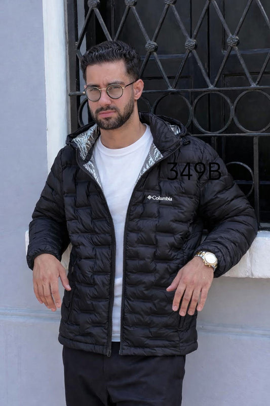 Casaca columbia pluma de ganzo hombre