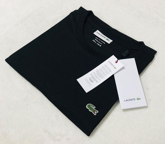 Polo Lacoste cuello redondo manga corta
