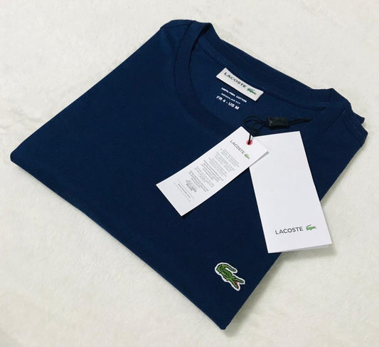 Polo Lacoste cuello redondo manga corta