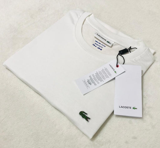 Polo Lacoste cuello redondo manga corta