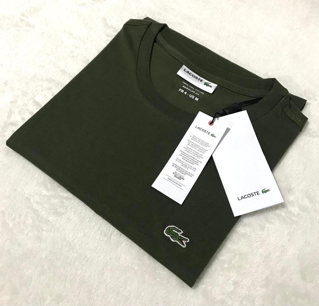 Polo Lacoste cuello redondo manga corta